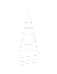 Albero di Natale in metallo con supporto KUOPIO 210 cm Acciaio 2