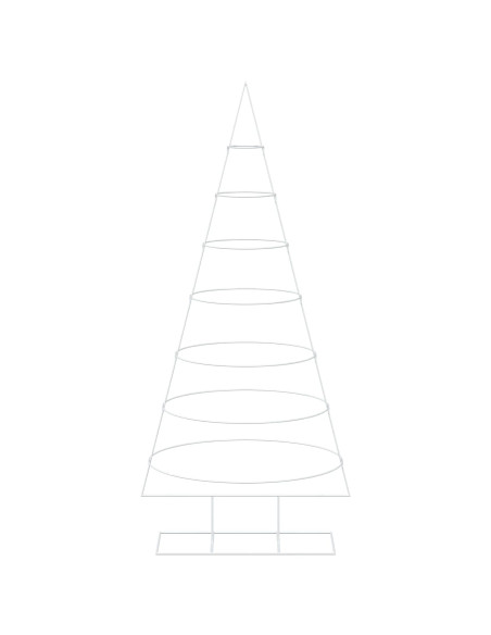 Albero di Natale in metallo con supporto KUOPIO 210 cm Acciaio