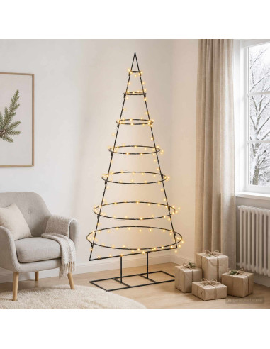 Albero di Natale in metallo con supporto KUOPIO 180 cm