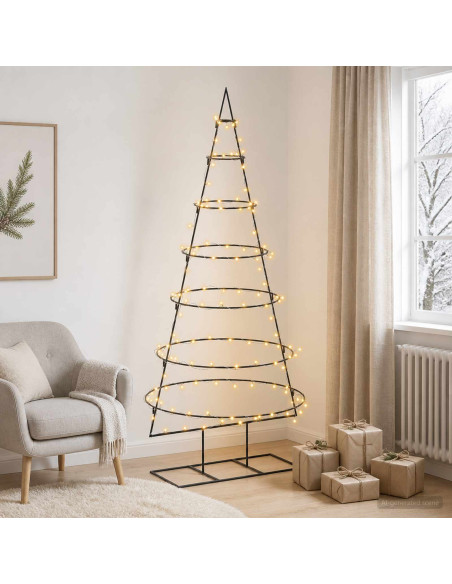 Albero di Natale in metallo con supporto KUOPIO 180 cm