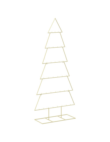Albero di Natale in metallo con supporto KUOPIO 180 cm Acciaio