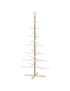 Albero di Natale in metallo con supporto KUOPIO 180 cm 2