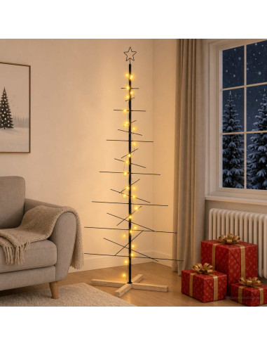 Albero di Natale in metallo con supporto KUOPIO 180 cm