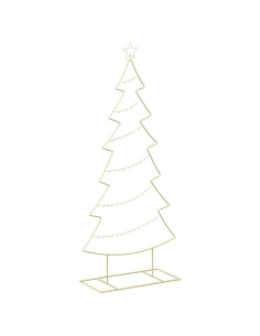 Albero di Natale in metallo con supporto KUOPIO 180 cm Acciaio 2