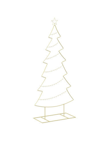 Albero di Natale in metallo con supporto KUOPIO 180 cm Acciaio