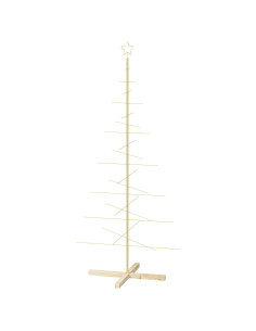 Albero di Natale in metallo con supporto KUOPIO 180 cm Acciaio 2