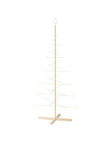 Albero di Natale in metallo con supporto KUOPIO 180 cm Acciaio