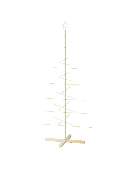 Albero di Natale in metallo con supporto KUOPIO 180 cm Acciaio