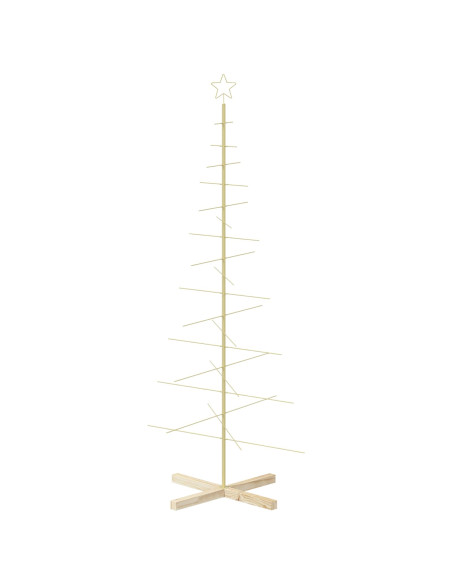 Albero di Natale in metallo con supporto KUOPIO 180 cm Acciaio