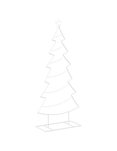 Albero di Natale in metallo con supporto KUOPIO 180 cm Acciaio