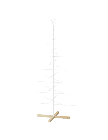 Albero di Natale in metallo con supporto KUOPIO 180 cm Acciaio