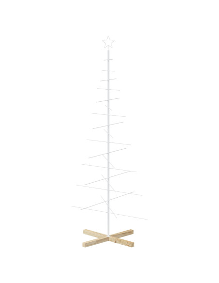 Albero di Natale in metallo con supporto KUOPIO 180 cm Acciaio