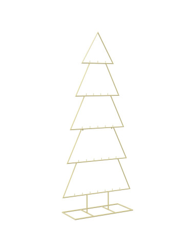 Albero di Natale in metallo con supporto KUOPIO 150 cm Acciaio