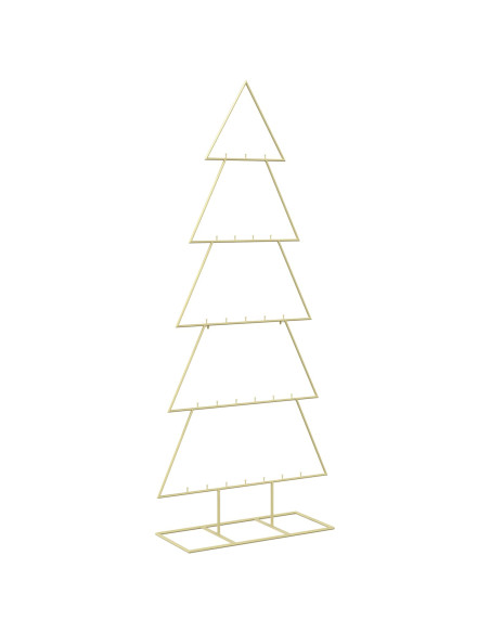 Albero di Natale in metallo con supporto KUOPIO 150 cm Acciaio