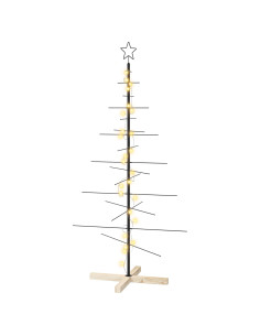 Albero di Natale in metallo con supporto KUOPIO 150 cm 2