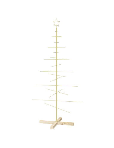 Albero di Natale in metallo con supporto KUOPIO 150 cm Acciaio
