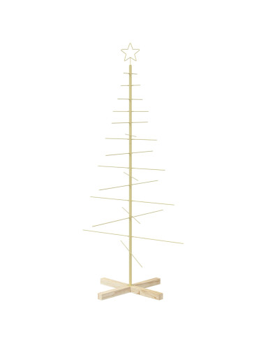 Albero di Natale in metallo con supporto KUOPIO 150 cm Acciaio