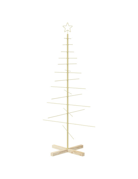 Albero di Natale in metallo con supporto KUOPIO 150 cm Acciaio