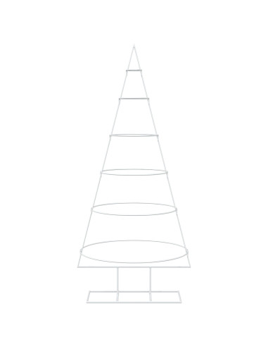 Albero di Natale in metallo con supporto KUOPIO 150 cm Acciaio