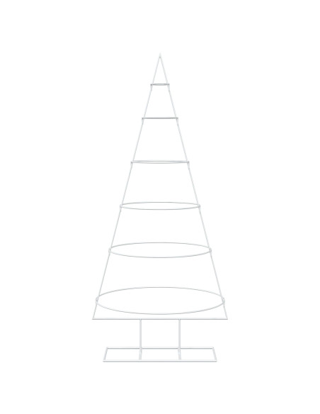 Albero di Natale in metallo con supporto KUOPIO 150 cm Acciaio