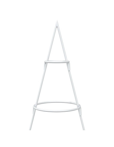 Albero di Natale in metallo con supporto KUOPIO 150 cm Acciaio