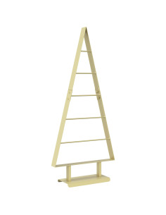 Albero di Natale in metallo KUOPIO 90 cm Acciaio Oro 2