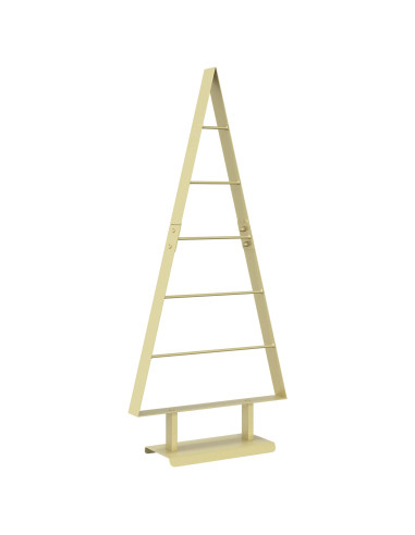 Albero di Natale in metallo KUOPIO 90 cm Acciaio Oro
