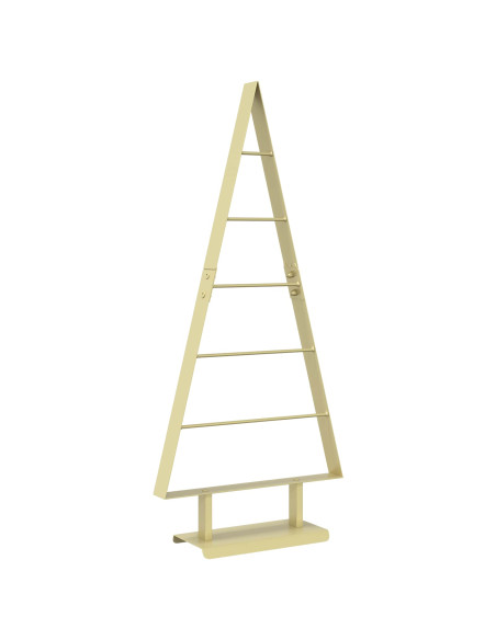 Albero di Natale in metallo KUOPIO 90 cm Acciaio Oro