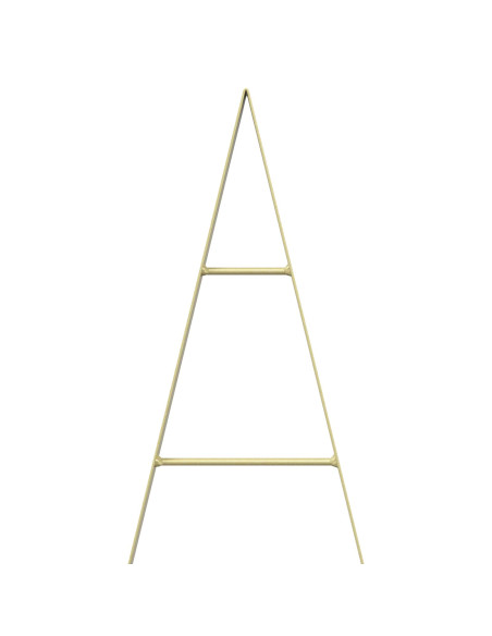 Albero di Natale in metallo KUOPIO 90 cm Acciaio Oro