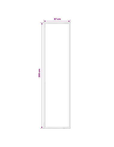 Tappeto Runner FLORNES Tessuto Ecrù PP 7 mm