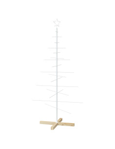 Albero di Natale in metallo con supporto KUOPIO 150 cm Acciaio 2