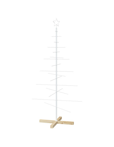 Albero di Natale in metallo con supporto KUOPIO 150 cm Acciaio