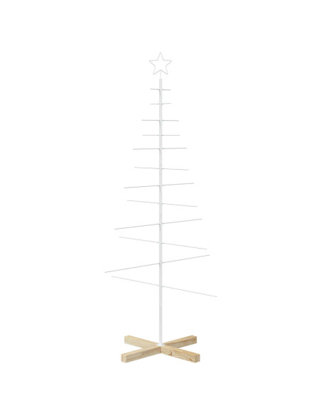 Albero di Natale in metallo con supporto KUOPIO 150 cm Acciaio