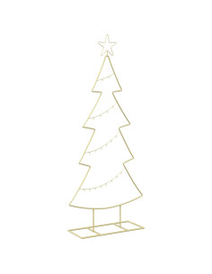 Albero di Natale in metallo con supporto KUOPIO 125 cm Acciaio 2