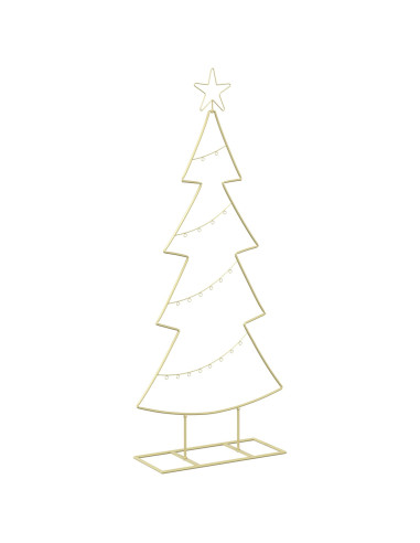 Albero di Natale in metallo con supporto KUOPIO 125 cm Acciaio