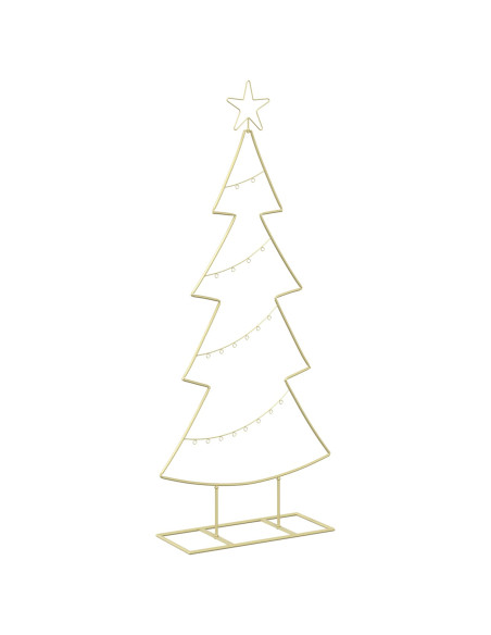 Albero di Natale in metallo con supporto KUOPIO 125 cm Acciaio