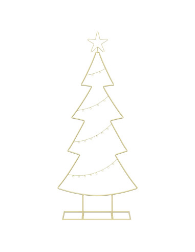 Albero di Natale in metallo con supporto KUOPIO 125 cm Acciaio
