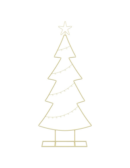 Albero di Natale in metallo con supporto KUOPIO 125 cm Acciaio