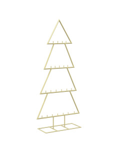 Albero di Natale in metallo con supporto KUOPIO 125 cm Acciaio 2