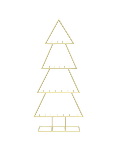 Albero di Natale in metallo con supporto KUOPIO 125 cm Acciaio