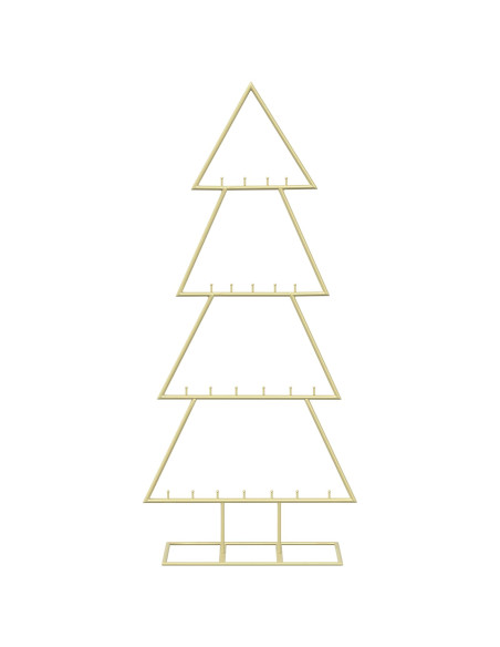 Albero di Natale in metallo con supporto KUOPIO 125 cm Acciaio
