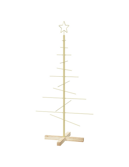 Albero di Natale in metallo con supporto KUOPIO 120 cm Acciaio