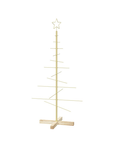 Albero di Natale in metallo con supporto KUOPIO 120 cm Acciaio