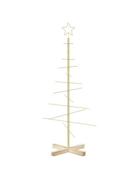 Albero di Natale in metallo con supporto KUOPIO 120 cm Acciaio