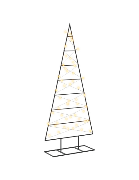 Albero di Natale in metallo KUOPIO 125 cm Bianco caldo