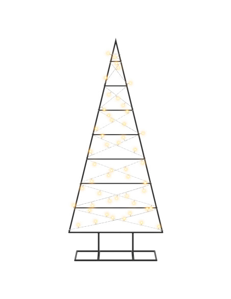 Albero di Natale in metallo KUOPIO 125 cm Bianco caldo