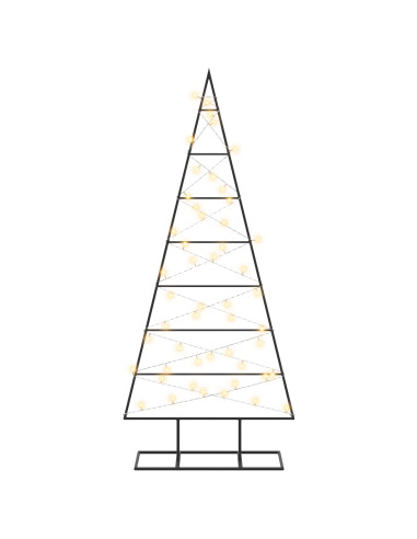 Albero di Natale in metallo KUOPIO 125 cm Bianco caldo