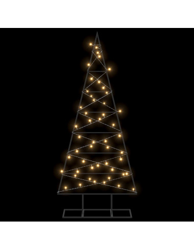 Albero di Natale in metallo KUOPIO 125 cm Bianco caldo