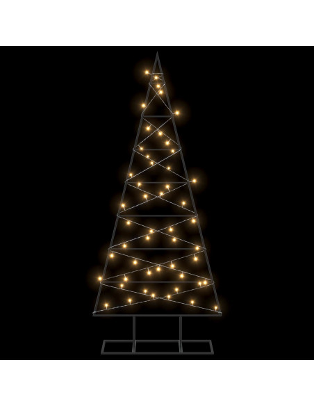 Albero di Natale in metallo KUOPIO 125 cm Bianco caldo