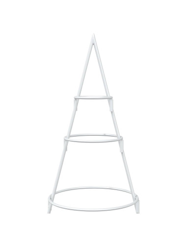 Albero di Natale in metallo con supporto KUOPIO 125 cm Acciaio